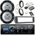 Harley Davidson Touring Radio Package - Bluetooth USB AUX Marine Receiver, 2x Kenwood 6.5" Speakers, Dash Radio Install Kit, Speaker Adapters, Thumb Control Module - (96-13 06-13)