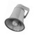 Pyle PHSP8K 8.1'' 50 Watt Max Power 8-Ohms Indoor/Outdoor PA Horn Speaker (Grey, Single)