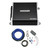 Kicker DX Series 2-Channel 250 Watt Max Car Audio Amplifier, Amp Installation Kit