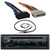 Kenwood KDCBT34 Bluetooth USB/AUX CD Player MP3 AM/FM Radio Digital Media Car Audio Stereo SiriusXM Ready Receiver, Radio Wiring Harness, 22" Radio Antenna (Bundle Fits For 1984-2006)