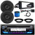 JVC KD-T92MBS Single DIN Marine Bluetooth USB/AUX CD Player AM/FM Radio Stereo Receiver W/Install Kit, 2x 6.5" 560W Max 3-Way Speakers W/Adapters, Antenna, Wire (Bundle Fits 1998-2013 HD Motorcycles)