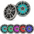 Infinity 622MLT Reference 6.5" Coaxial 225 Watt Max Power Waterproof Marine Titanium Speakers w/ RGB LED Accent Lighting (Pair, Bulk Packaging)