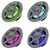 Two Pairs (QTY 4) of JBL Stadium 6.5" OEM Replacement 300 Watt Max Power 2-Way RGB illumination Gray Audio Marine Speakers (Bulk Packaging)