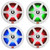 JBL Club 82 8" OEM Replacement 450 Watt Max Power 2-Way High-Performance Marine RGB LED Speakers with White and Gray Grilles (QTY 4)