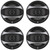Two Pairs (QTY 4) Of Dual Electronics D65SP 6.5" 100 Watt Max Power 2-Way Car Audio Speakers