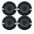 2 Pair (Qty 4) of JVC CS-DR162 drvn DR Series 6.5" 300 Watt Max Power 2-Way Coaxial Automotive Speakers