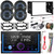 JVC KW-X840BTS Double DIN Bluetooth USB AUX AM/FM Receiver Bundle Combo with SiriusXM Tuner, 4x Enrock 6.5" Speakers w/ Adapters, Speaker Harness, Dash Kit, Radio Harness, Antenna Adapter, 16G Wire