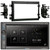 Blaupunkt Orlando 750 6.9" Touchscreen Double DIN Bluetooth USB AM/FM Radio Receiver Bundle Combo With Double DIN Stereo Installation Kit for Select 2004-up Ford Vehicles