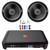 JBL Club A1000 High Performance 1000 Watts RMS Class D Car Audio Mono Subwoofer Amplifier Bundle with 2x 12” High Performance 1350W Peak Power Car Audio Subwoofer and Amplifier Wiring Kit
