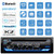 JVC KD-T720BT Single DIN AM/FM Radio Stereo USB AUX Bluetooth CD Player Multimedia Car Audio Receiver Bundle with 4x Infinity 5.25" 120W Peak Power 2-Way Multielement Speakers, Speaker Wire