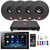 Dual XDVD276BT Double DIN CD/DVD/USB/AUX Bluetooth Stereo w/ 6.2" LCD Touchscreen Bundle with 4x JBL 6.5" 180W Peak Coaxial Speakers, JBL 5-Channel Amplifier System, Wiring Kit