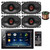 Dual XDVD276BT Double DIN CD/DVD/USB/AUX Bluetooth Stereo w/ 6.2" LCD Touchscreen Bundle with 4x JBL 4x6" 120W Peak Power Coaxial Car Speakers, Speaker Wire