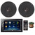 Dual XDVD276BT Double DIN CD/DVD/USB/AUX Bluetooth Stereo w/ 6.2" LCD Touchscreen Bundle with 2x Infinity 6.5" 180W Peak Coaxial Car Speakers, Speaker Wire