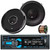 Dual XDM280BT Single DIN Bluetooth AM/FM Radio Stereo USB AUX 200W CD Player Receiver Bundle with 2x JBL 6.5" 225W Peak Power Multi-Element 2-Way Speakers, Speaker Wire