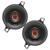 2 Pairs (QTY 4) of JBL Club 322F 3.5" 75 Watts Peak Power 2-Way Coaxial Car Audio Speakers