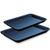 NutriChef Non-Stick Cookie Sheet Baking Pans - 2-Pc. Professional Quality Kitchen Cooking Non-Stick Bake Trays, Blue Diamond, One size (NC2TRBU.5)