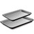 NutriChef Non-Stick Cookie Sheet Baking Pans - 2-Pc. Professional Quality Kitchen Cooking Non-Stick Bake Trays, Gray, One size (NC2TRGY.5)