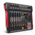 Professional DJ Audio Mixer Controller - 6-Channel DJ Controller Sound Mixer w/ DSP 380 Preset Effects, Recording, USB, 4 XLR Mic/Line Input, AUX, FX Processor MP3 Player, Headphone Jack - Pyle PMX646