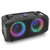 Wireless Portable Bluetooth Boombox Speaker - 500W Rechargeable Boom Box Speaker Portable Barrel Loud Stereo System - Flashing LED, FM Radio/Aux/MP3/USB Flash Drive/Micro SD, & 1/4 in - Pyle PPHP652B