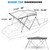 Waterproof Boat Bimini Top Cover - 61-66" W 4 Bow Bimini Top Canvas Sun Shade Boat Canopy 1" Double Wall Alu Frame Tube, 2 Straps 2 Rear Support Poles, Storage Boot -SereneLife SLBT4GR618 (Gray)