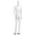 SereneLife Adjustable Male Mannequin Full Body Body-73 Detachable Dress Form Poseable Life Size Torso-for Retail Clothing Shops SLMAQML, White