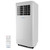 SereneLife SLPAC805W Portable Air Conditioner - Compact Cooling w/ Dehumidifier