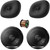 2x Infinity Primus 693M 6x9" 180 Watt Max Power 3-Way Multi-Element Black Car Audio Speakers, 2x Pioneer TS-G1620F 6.5" 300W Max Power 2-Way Coaxial Automotive Speakers, 50 Feet 16 Gauge Speaker Wire