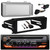 JVC KD-T925BTS Single DIN Bluetooth USB/AUX CD Player LED AM/FM Radio SiriusXM Ready Amazon Alexa Stereo Receiver, Stereo Install Kit, Radio Cover, Handlebar Control Interface (Fits 98-2013 HD)