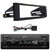 Infinity Alpha 100 Single DIN Bluetooth USB/AUX SD FM Radio MP3 Player Digital Media Car Receiver with Single-DIN Stereo Installation Kit (Fits Select 1998-2013 Harley Davidson Touring Motorcycles)