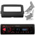 Pioneer MVH-S215BT Single DIN Bluetooth USB AUX AM/FM Radio Stereo Digital Media Receiver Bundle Combo with Single DIN Stereo Install Kit (Fits Select 2014-UP Harley-Davidson Bat Wing Fairing)