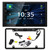 JVC KW-M56BT 6.8" Capacitive Touch Monitor Double DIN AM/FM Radio Stereo USB Bluetooth Digital Media Receiver, SiriusXM SXV300-V1 Vehicle Tuner Kit for Satellite Radio, Enrock Rear View Camera