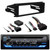 JVC KD-T720BT Single DIN AM/FM Radio Stereo USB AUX Bluetooth CD Player Car Audio Receiver, Metra Universal Handlebar Control Interface, ISO DIN Kit (Compatible with 1998-13 Harley Davidson Bikes)