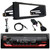 JVC KD-X280BT Single-Din Bluetooth USB/AUX AM/FM Digital Media In-Dash Stereo Receiver, 40" Radio Antenna, Handlebar Control Interface, Stereo Install Kit (1998-2013 Harley Davidson Motorcycles)