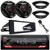 JVC KD-X280BT Single Din Bluetooth USB/AUX AM/FM Radio Digital Media In-Dash Stereo Receiver W/Install Kit, 2x 6.5" 300 Watt Peak Power 2-Way Coaxial Speakers W/Mounting Adaptors (Fits 1998-2013 HD)