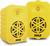 5.25” 2-Way Indoor/Outdoor Speaker System - 1/2” High Compliance Polymer Tweeter (Yellow)