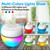 Portable Wireless Speaker with Colorful Lights - Floating Pool Speaker IP68 Waterproof Speaker (White)