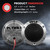 1.0'' Voice Coil Titanium Dome Tweeter - 80 Watts at 4-Ohm, Car Tweeter with Aluminum Housings