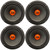 2 Pairs (QTY 4) of JBL SHOCKWAVE150W65 6.5" 300 Watt Peak Power Midrange Woofer Car Audio Speakers