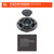 JBL Stadium 6.5" OEM Replacement 300 Watt Max Power 2-Way RGB LED Gray Marine Audio Speakers (Pair, Bulk Packaging)