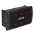 Pyle PLMRC400X4 800 Watt Peak Power 4-Channel Marine Class D Compact Amplifier w/ 2 Pair of Pyle PLMR24B 3.5'' 200 Watt 3-Way Weather Proof Mini Box Speaker System (Black), Wireless Receiver Remote