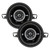 Two Pairs (QTY 4) of Kicker 43DSC3504 3.5" 80 Watts Max Power 2-Way Coaxial Car Audio Speakers