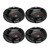 JVC CS-DR6941 6x9" 550 Watt Peak Power 4-Way Coaxial Speakers (QTY 4)