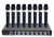 Pyle PDWM8400 8 Mic Professional Handheld VHF Wireless Microphone System
