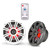 Kicker 45KM654L 6.5" 195 Watt Max Power Marine Multicolor LED Speakers w/Charcoal and White Grilles (Pair) and Kicker 41KMLC Marine LED Remote Control