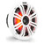 Kicker 45KM654L 6.5" 195 Watt Max Power Marine Multicolor LED Speakers w/Charcoal and White Grilles (Pair) and Kicker 41KMLC Marine LED Remote Control