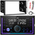 JVC KW-X850BTS Double DIN Mechless Bluetooth USB/AUX AM/FM Radio Digital Media Car Stereo Receiver, Double DIN Stereo Install Kit, Wiring Harness, Antenna Adapter, Antenna (Fits 2000-2008)