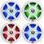Two Pairs (QTY 4) Of JBL Club 82 8" OEM Replacement 450 Watt Max Power 2-Way High-Performance Marine Speakers with RGB Illumination (White and Gray Grilles)