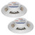 Pyle PLMR51W 5.25'' 100 Watt Max Power 2-Way Marine Speakers (White, Pair)