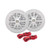 Pyle PLMR51W 5.25'' 100 Watt Max Power 2-Way Marine Speakers (White, Pair)