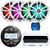 JBL PRV-175 Marine Gauge Hole Mount USB Bluetooth AM/FM Receiver, 4x Infinity Reference 6.5" 225W Waterproof White Boat RGB LED Speakers, 4-Channel 1000W Amplifier, 50 Feet 16-Gague Speaker Wire